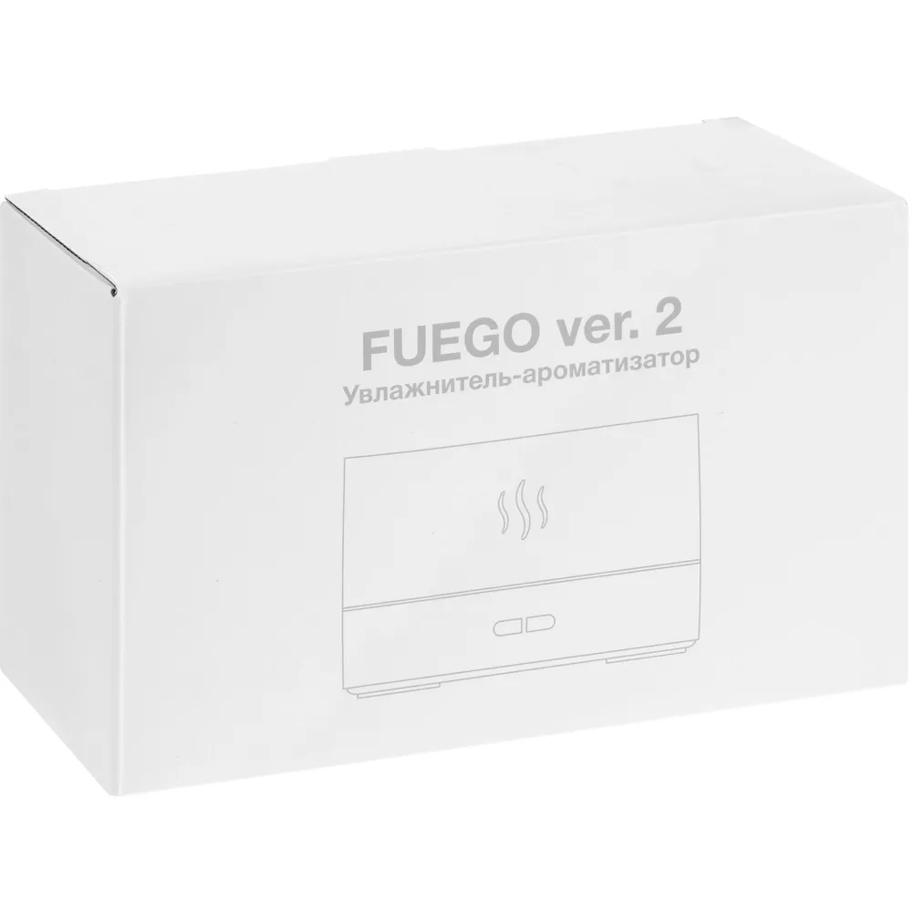 Увлажнитель-ароматизатор с имитацией пламени Fuego ver.2, черный заказать онлайн с вашим дизайном на заказ в Москве и области