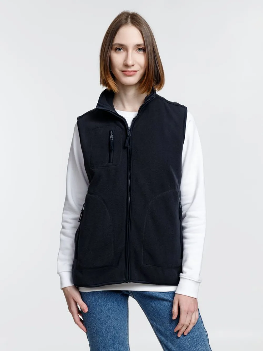 Жилет Norway темно-синий, размер M заказать онлайн с вашим дизайном на заказ в Москве и области