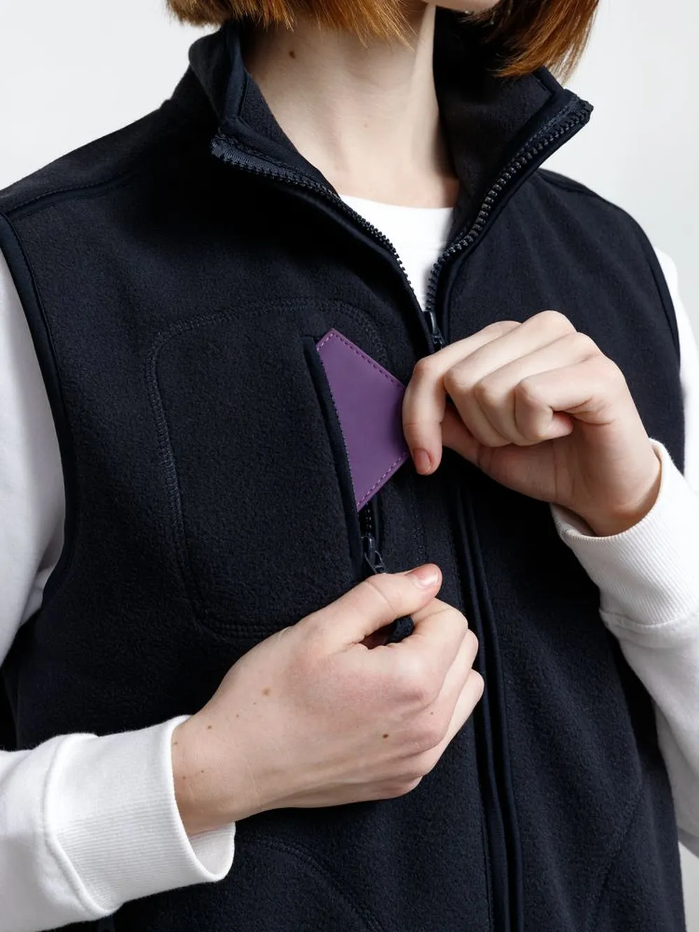 Жилет Norway темно-синий, размер 4XL заказать онлайн с вашим дизайном на заказ в Москве и области