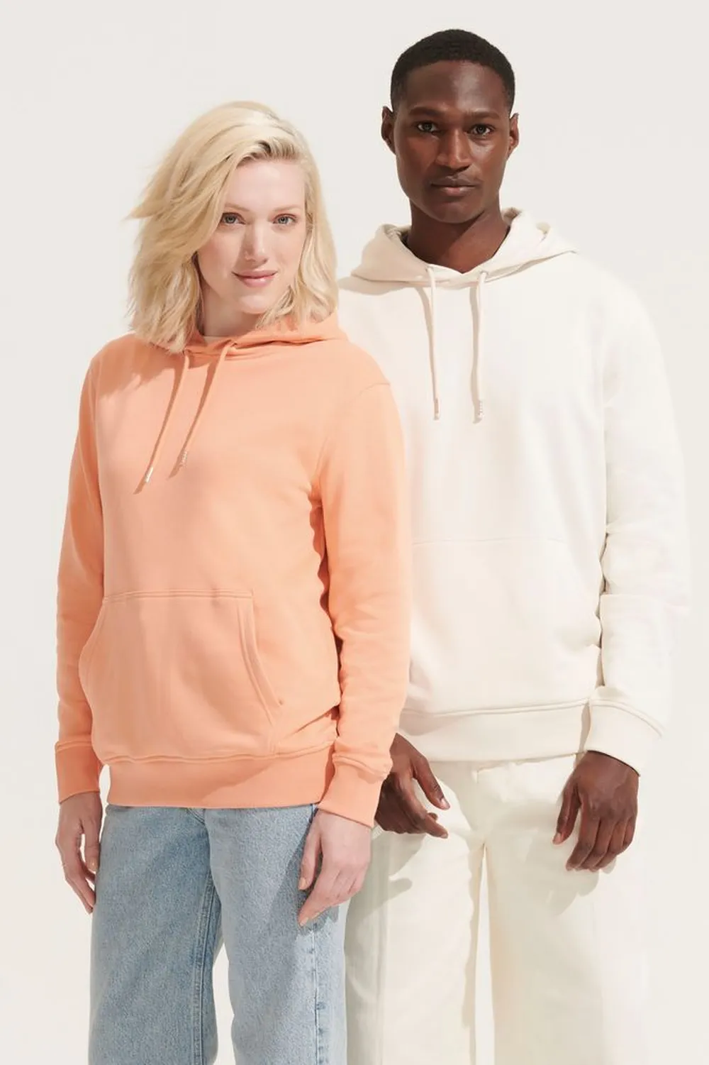 Худи унисекс Constellation, молочно-белое, размер M заказать онлайн с вашим дизайном на заказ в Москве и области