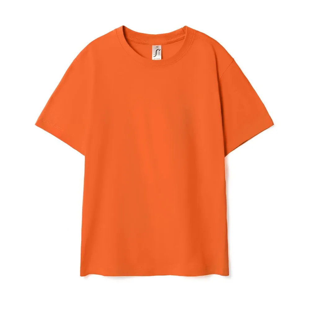 Футболка детская Regent Kids 150 оранжевая, на рост 96-104 см (4 года) заказать онлайн с вашим дизайном на заказ в Москве и области