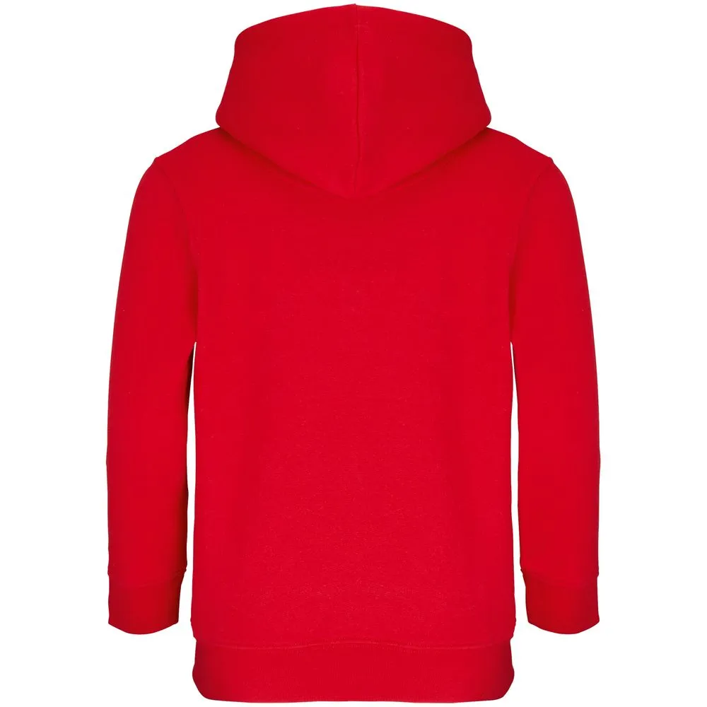 Худи детское Condor Kids, красное, на рост 118-128 заказать онлайн с вашим дизайном на заказ в Москве и области
