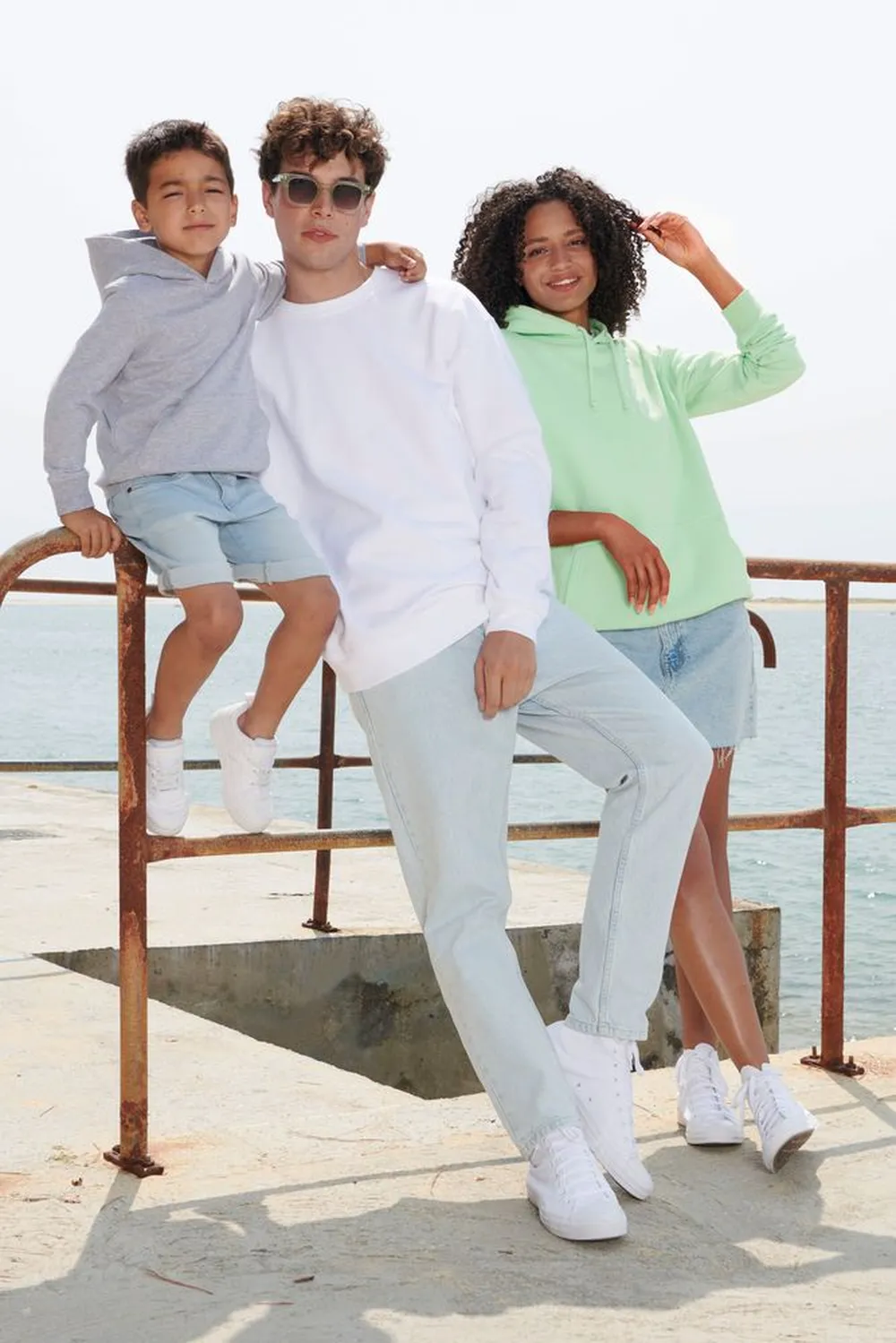 Худи детское Condor Kids, белое, на рост 130-140 заказать онлайн с вашим дизайном на заказ в Москве и области