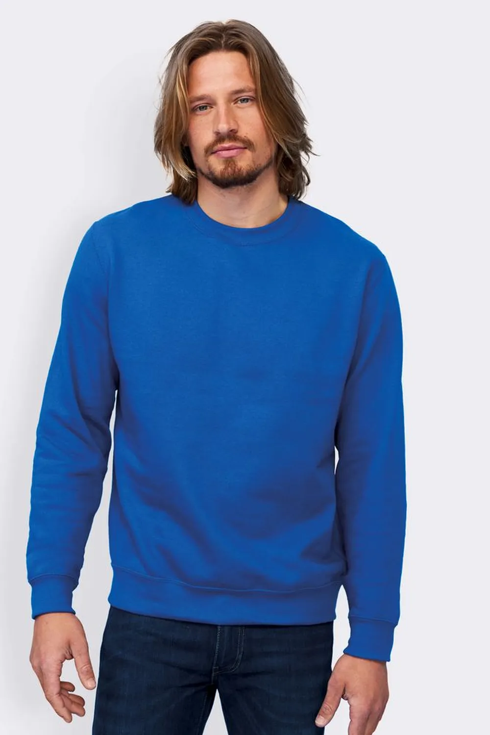 Толстовка New Supreme 280 ярко-синяя (royal), размер XL заказать онлайн с вашим дизайном на заказ в Москве и области