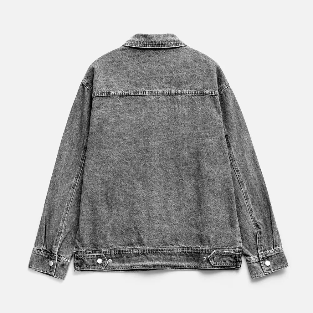 Куртка джинсовая O2, серая, размер XS/S заказать онлайн с вашим дизайном на заказ в Москве и области