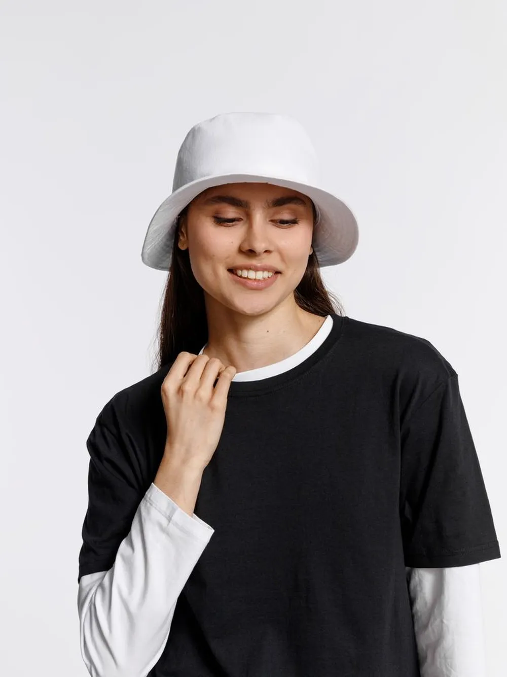 Панама Promo, белая заказать онлайн с вашим дизайном на заказ в Москве и области