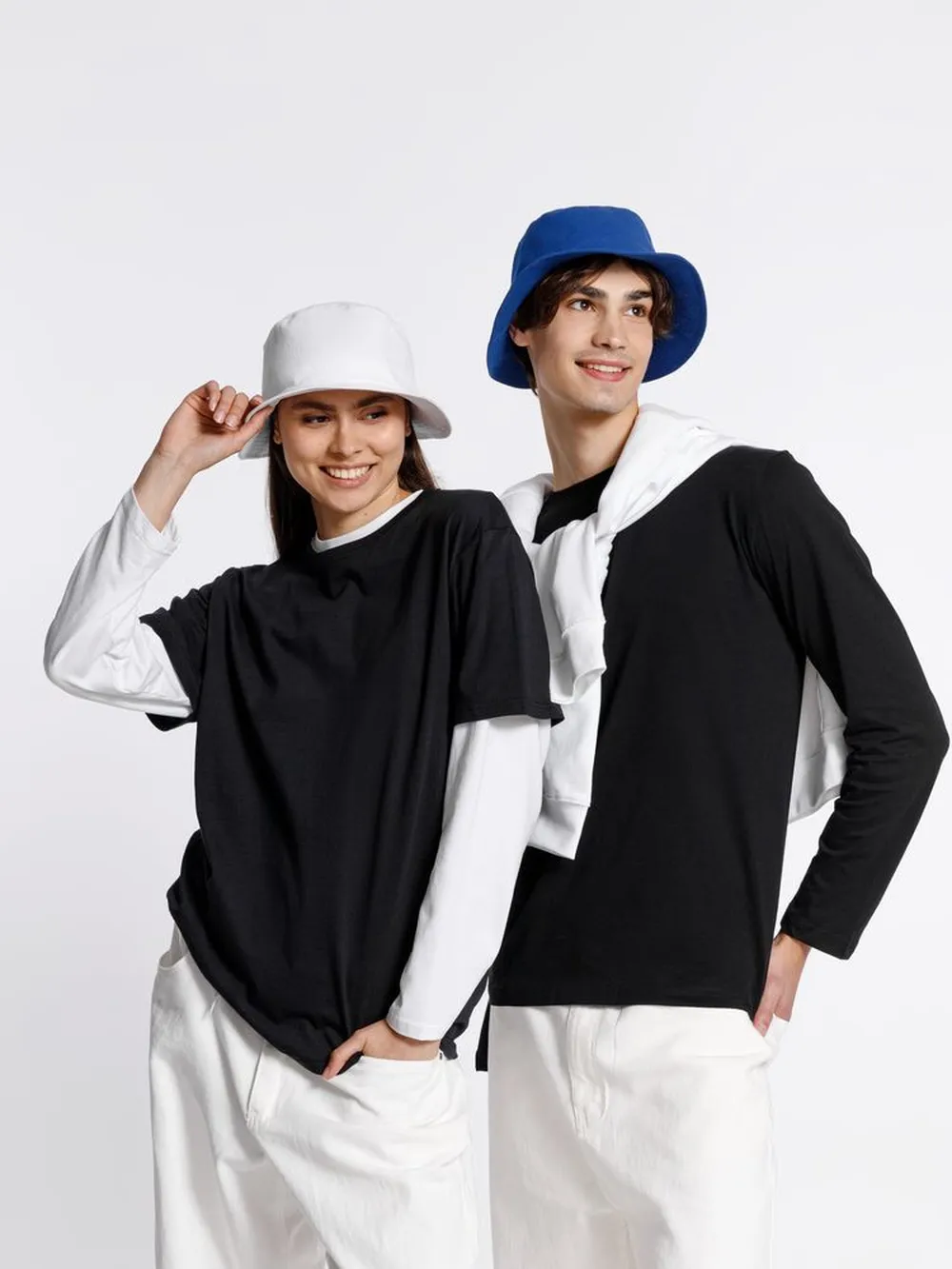 Панама Promo, белая заказать онлайн с вашим дизайном на заказ в Москве и области