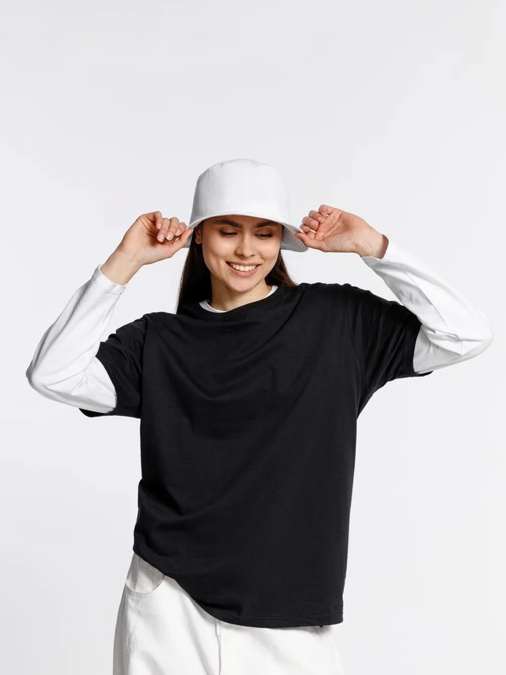 Панама Promo, белая заказать онлайн с вашим дизайном на заказ в Москве и области