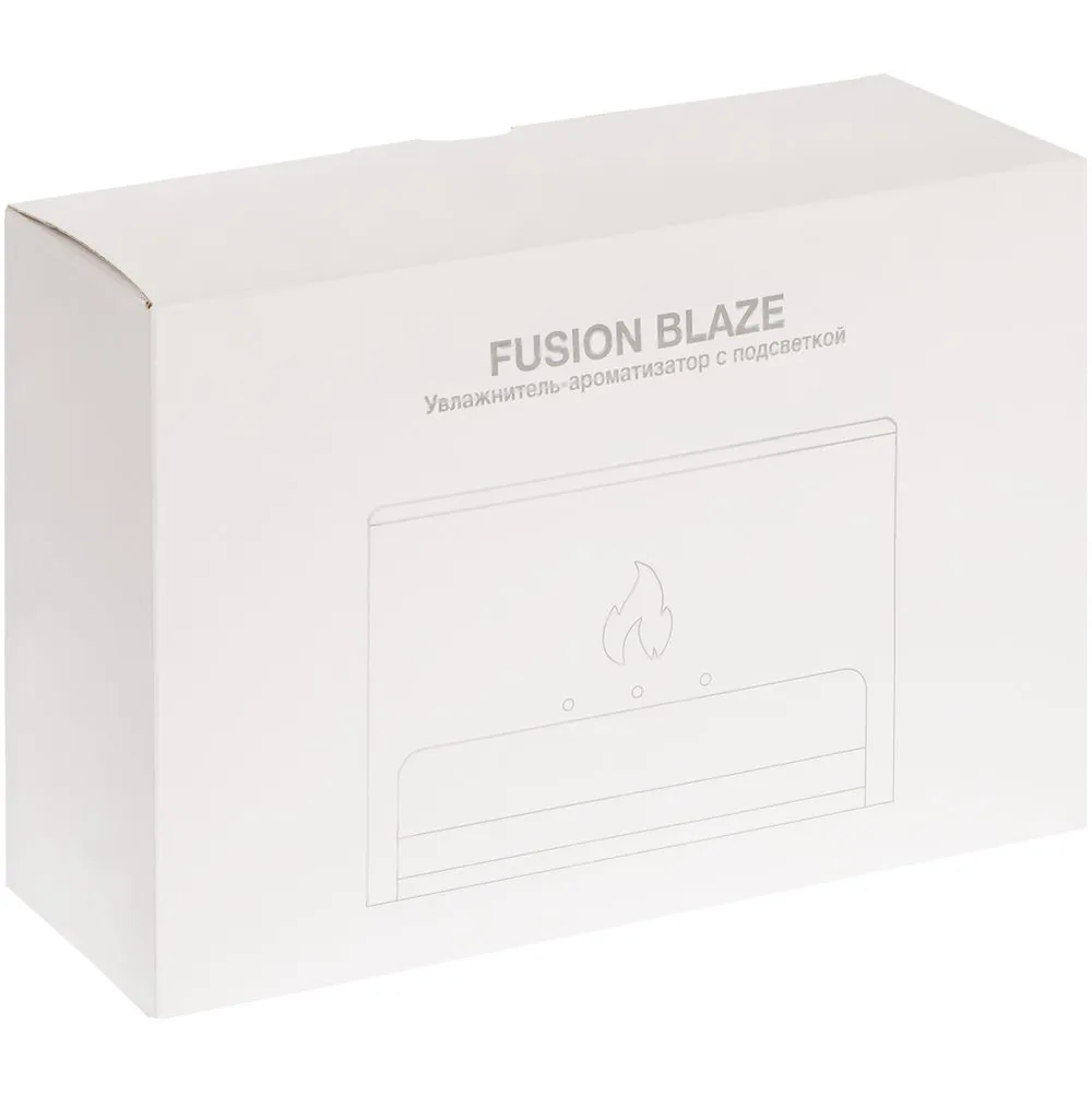 Увлажнитель-ароматизатор Fusion Blaze с имитацией пламени, белый заказать онлайн с вашим дизайном на заказ в Москве и области