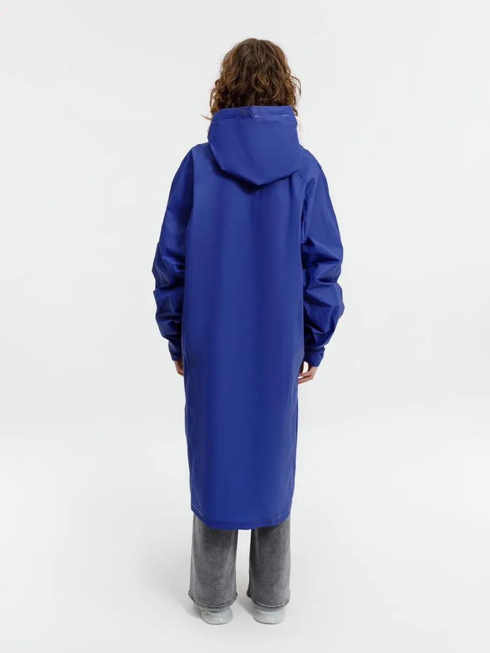 Дождевик RainDrop, ярко-синий, размер 3XL/4XL заказать онлайн с вашим дизайном на заказ в Москве и области
