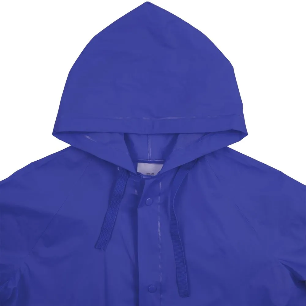 Дождевик RainDrop, ярко-синий, размер 3XL/4XL заказать онлайн с вашим дизайном на заказ в Москве и области