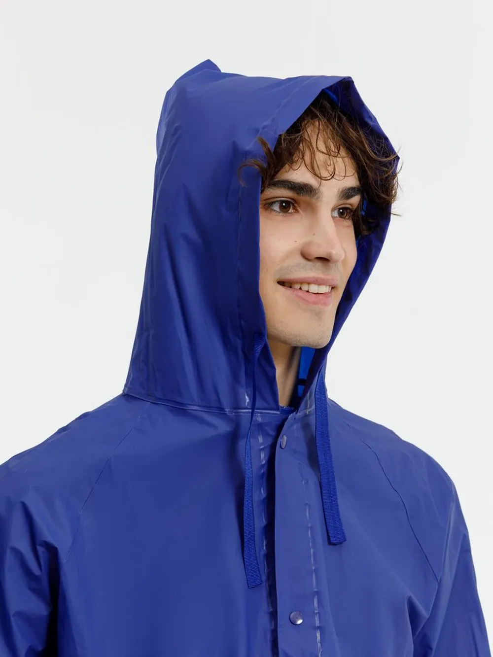 Дождевик RainDrop, ярко-синий, размер 3XL/4XL заказать онлайн с вашим дизайном на заказ в Москве и области