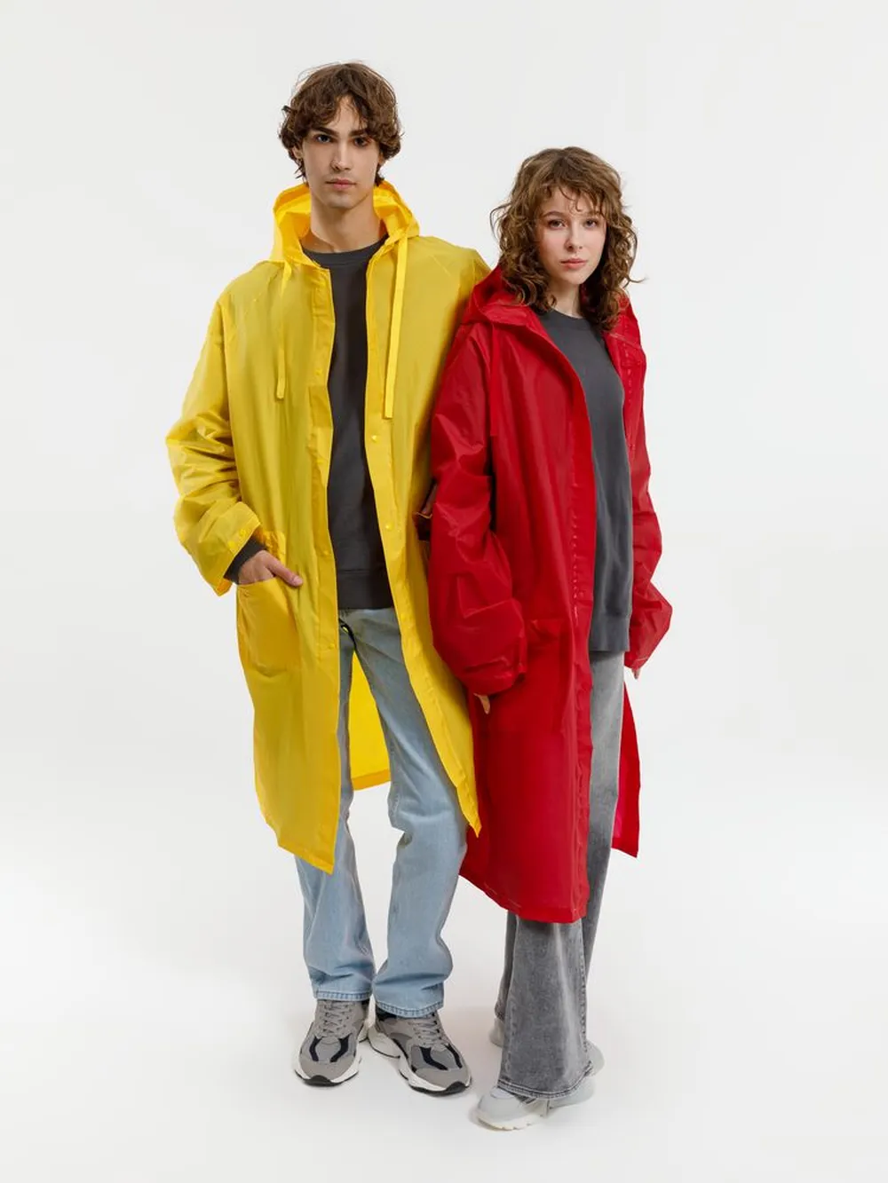 Дождевик RainDrop, красный, размер 3XL/4XL заказать онлайн с вашим дизайном на заказ в Москве и области