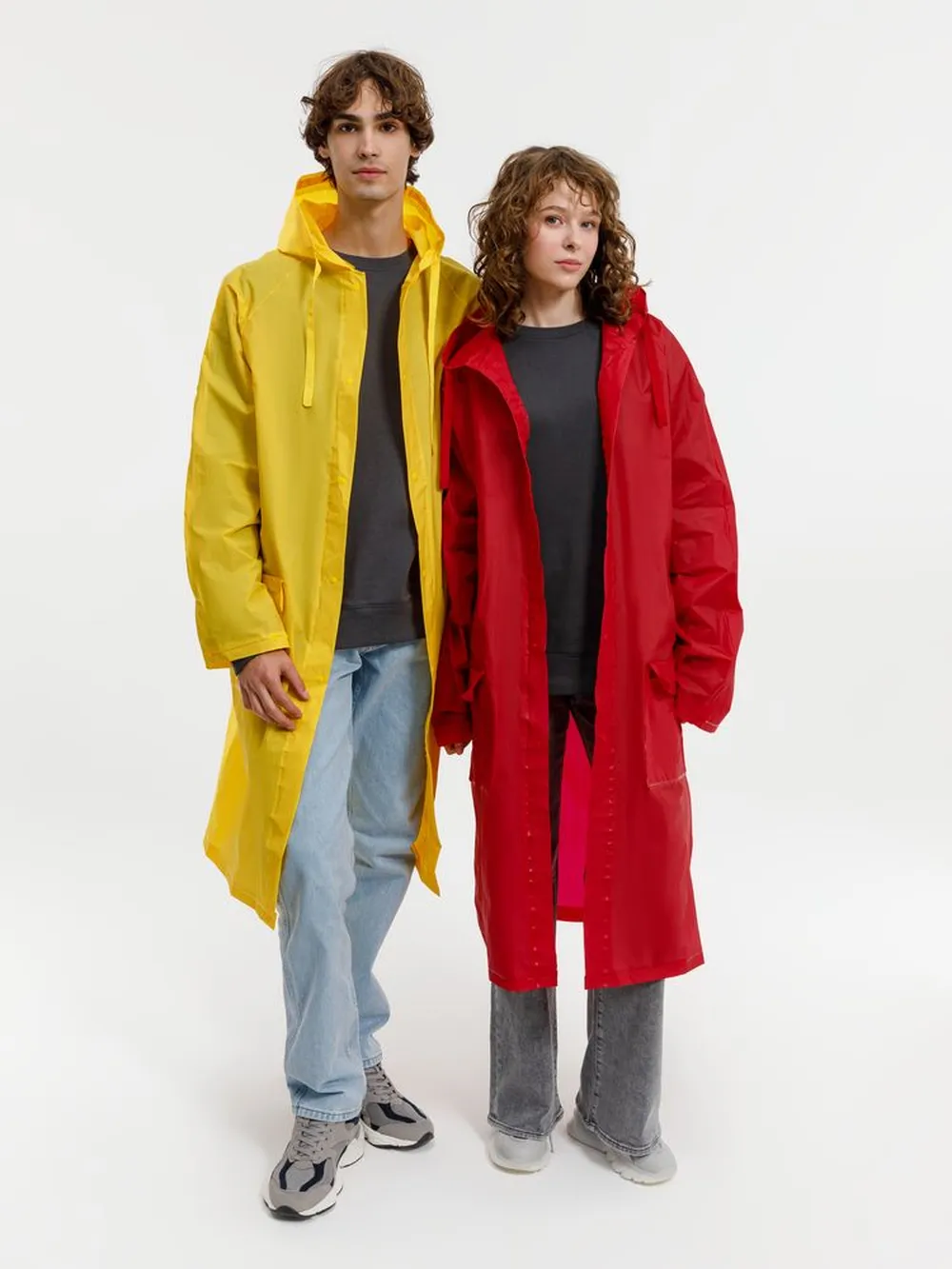 Дождевик RainDrop, красный, размер 3XL/4XL заказать онлайн с вашим дизайном на заказ в Москве и области