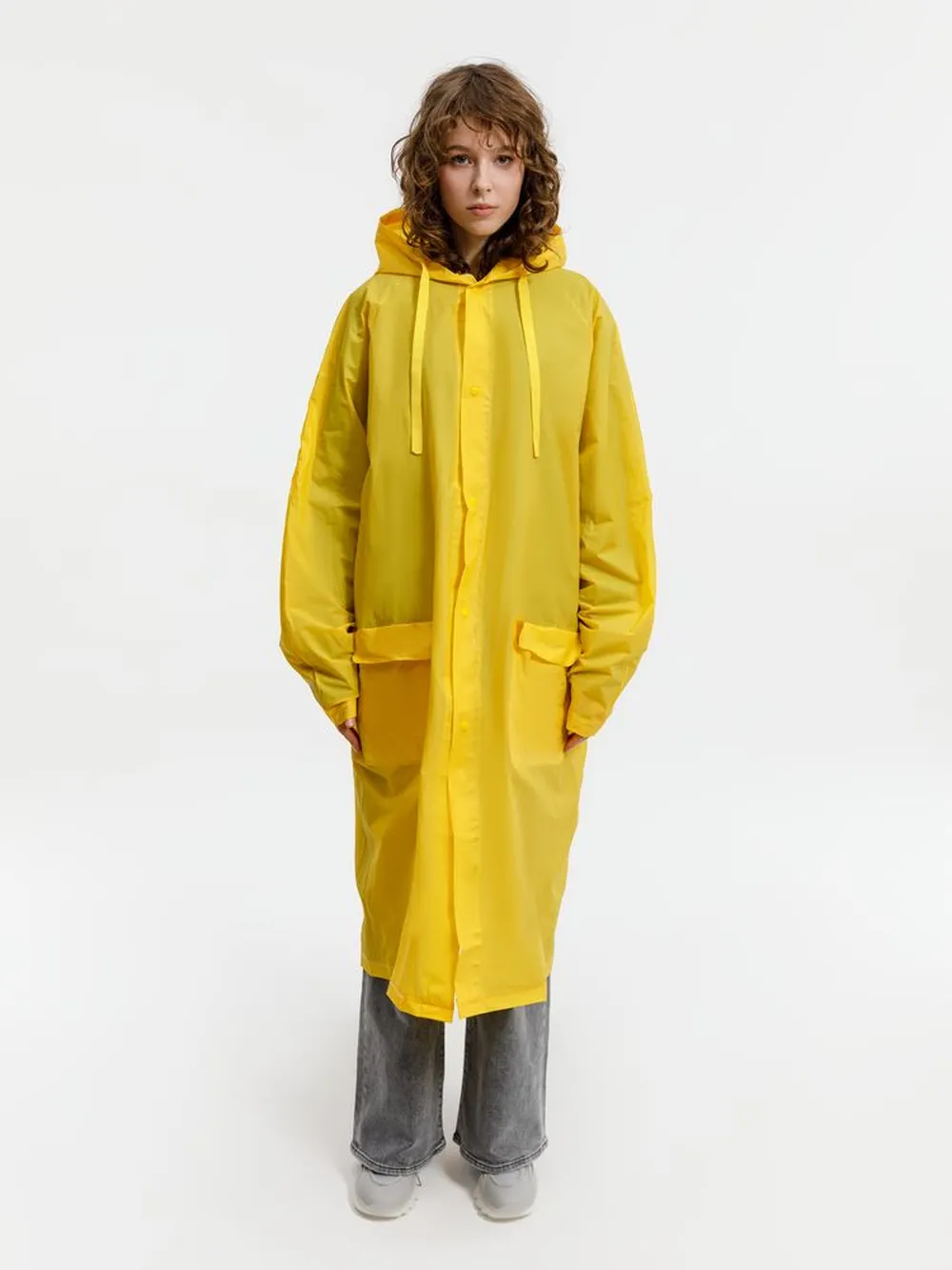 Дождевик RainDrop, желтый, размер XL/XXL заказать онлайн с вашим дизайном на заказ в Москве и области