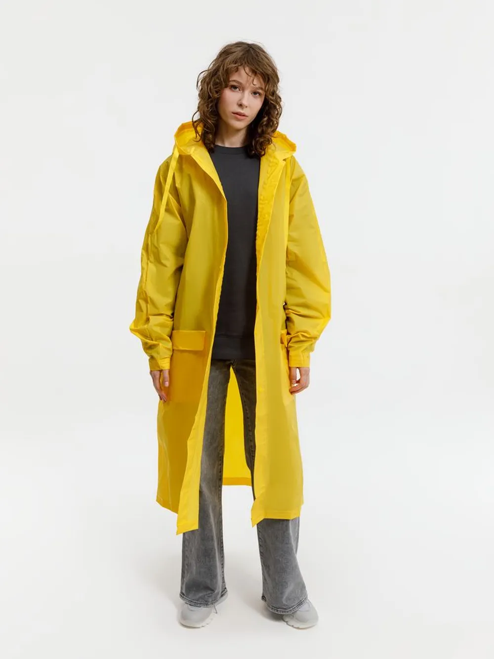 Дождевик RainDrop, желтый, размер XL/XXL заказать онлайн с вашим дизайном на заказ в Москве и области