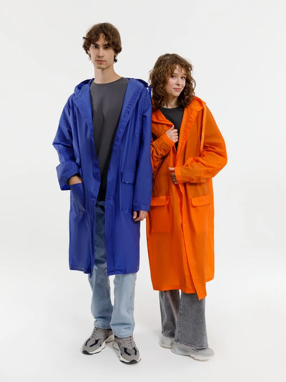 Дождевик RainDrop, оранжевый, размер 3XL/4XL заказать онлайн с вашим дизайном на заказ в Москве и области