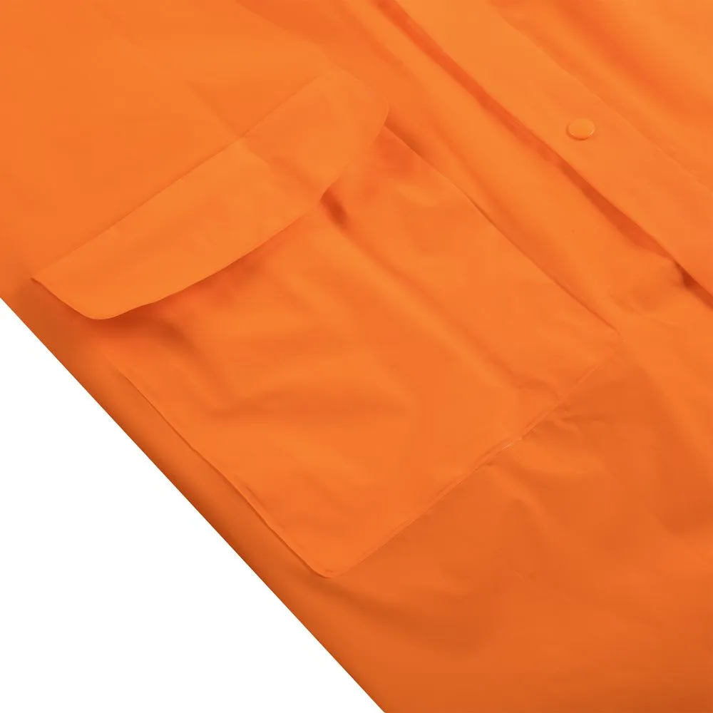 Дождевик RainDrop, оранжевый, размер 3XL/4XL заказать онлайн с вашим дизайном на заказ в Москве и области