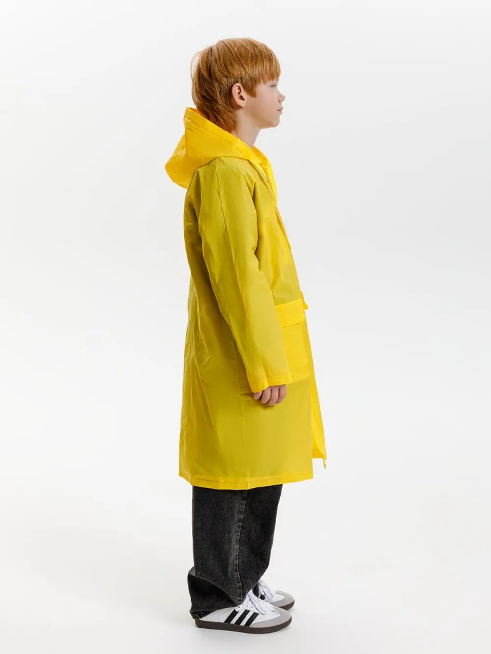 Дождевик детский RainDrop Kids, желтый, 12 лет (рост 142-152) заказать онлайн с вашим дизайном на заказ в Москве и области