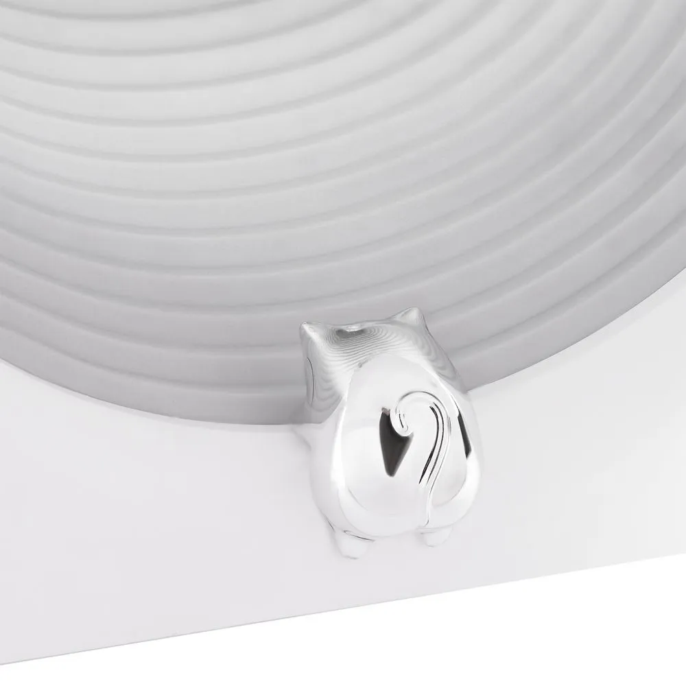 Bluetooth-колонка с подсветкой Volumetric, белая заказать онлайн с вашим дизайном на заказ в Москве и области