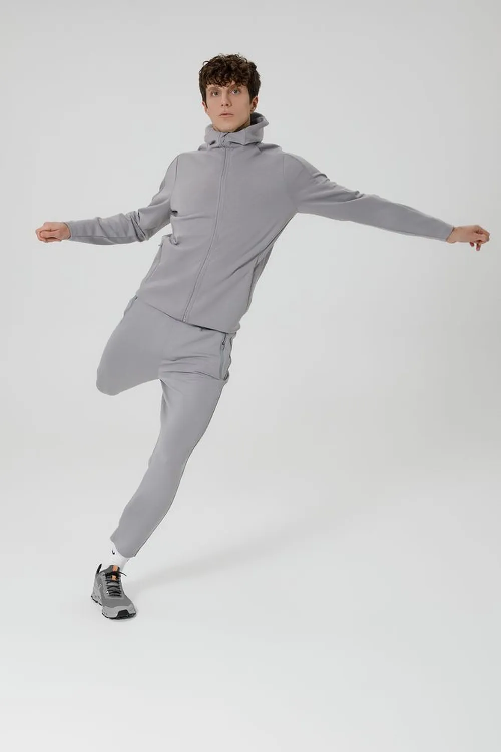 Джоггеры Lovi, серые заказать онлайн с вашим дизайном на заказ в Москве и области