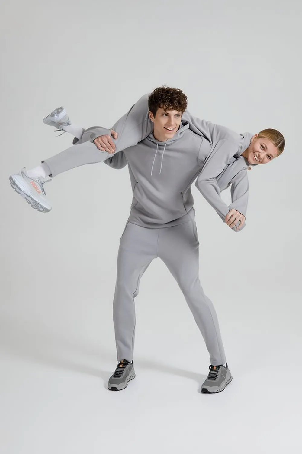 Джоггеры Lovi, серые заказать онлайн с вашим дизайном на заказ в Москве и области