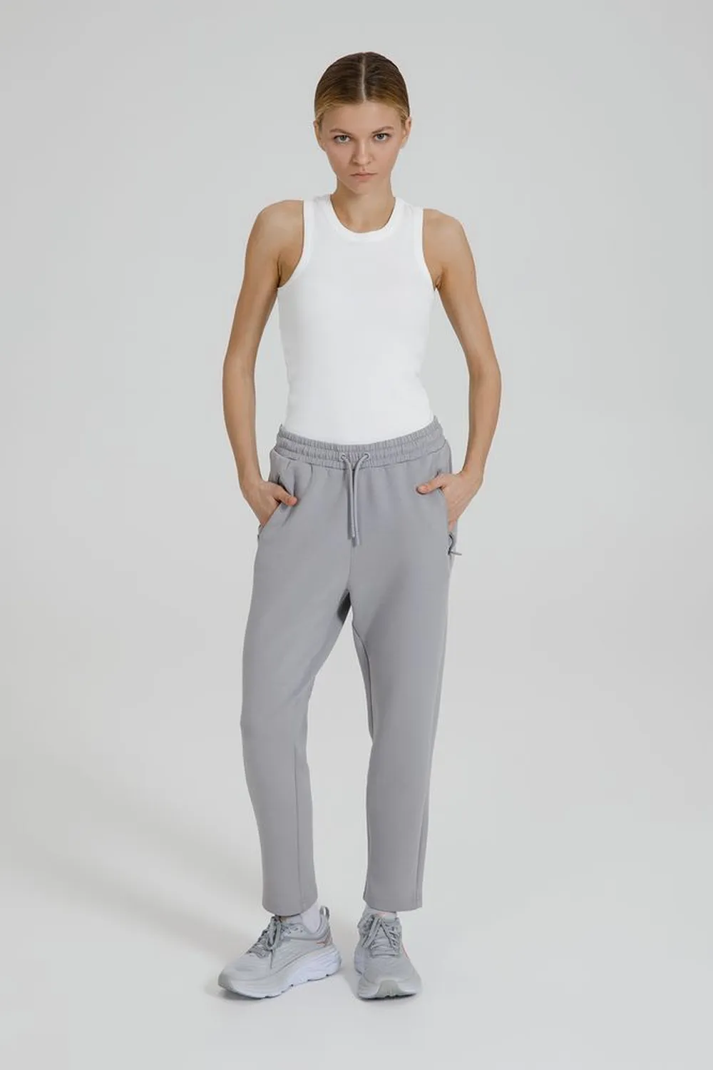 Джоггеры Lovi, серые заказать онлайн с вашим дизайном на заказ в Москве и области