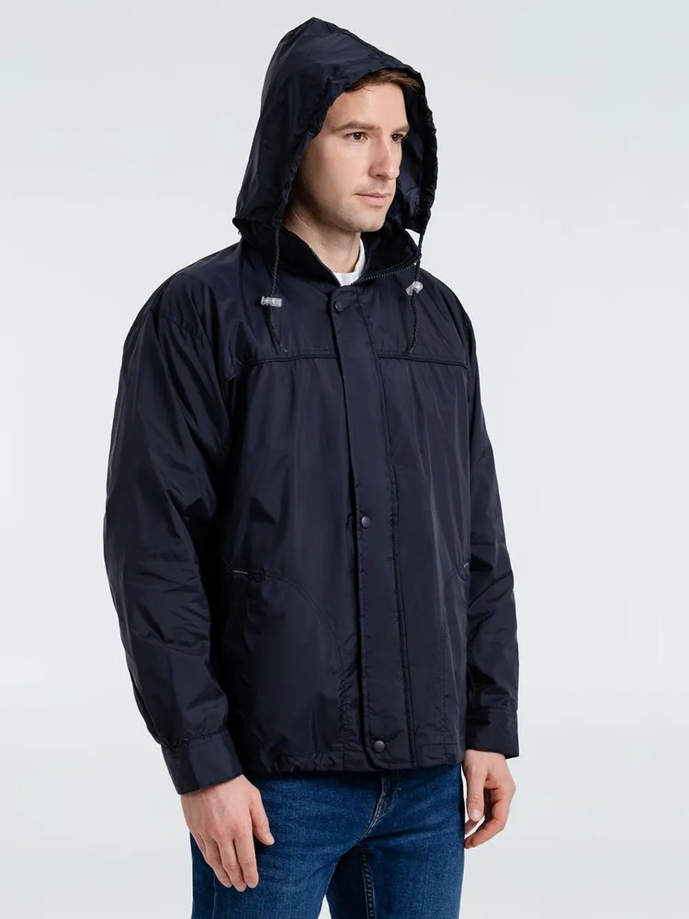 Ветровка мужская Mistral 210, темно-синяя (navy) заказать онлайн с вашим дизайном на заказ в Москве и области