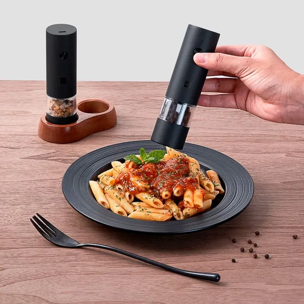 Электрическая мельница для специй HuoHou Electric Mini Grinder Rechargable, черная заказать онлайн с вашим дизайном на заказ в Москве и области