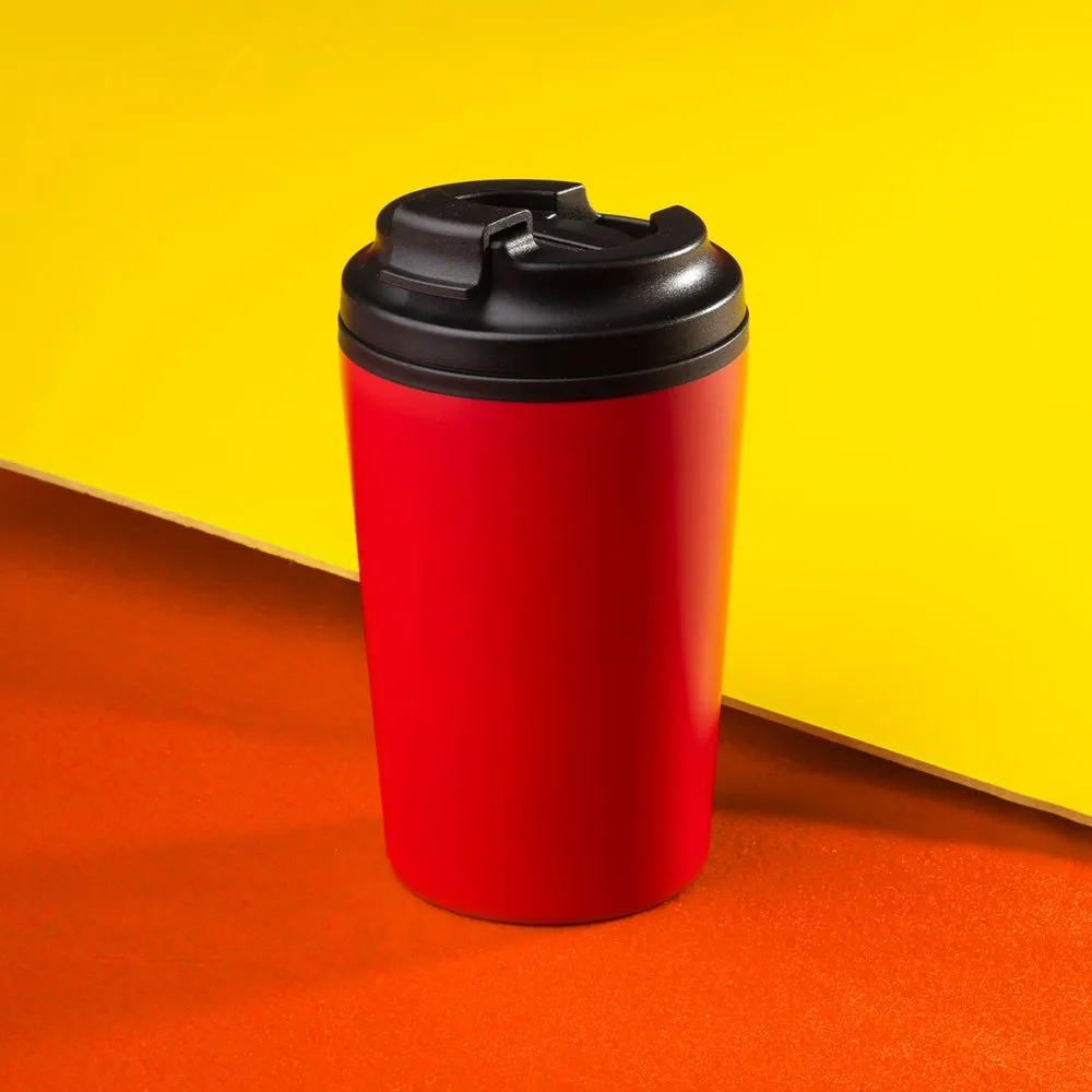 Термостакан Kuppi, красный заказать онлайн с вашим дизайном на заказ в Москве и области