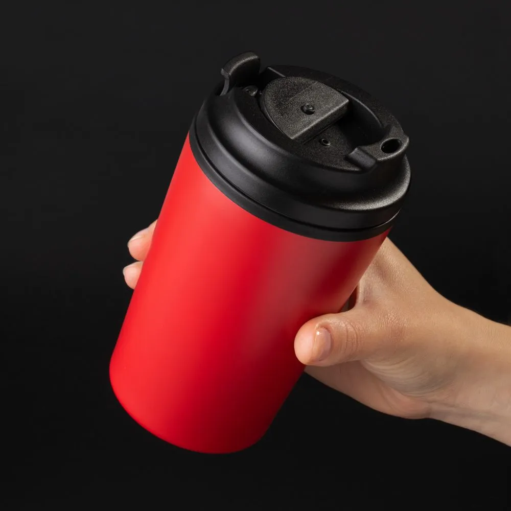 Термостакан Kuppi, красный заказать онлайн с вашим дизайном на заказ в Москве и области