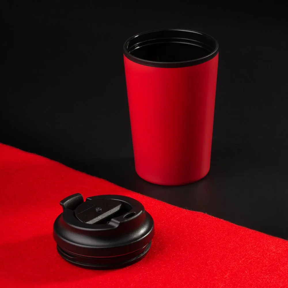 Термостакан Kuppi, красный заказать онлайн с вашим дизайном на заказ в Москве и области