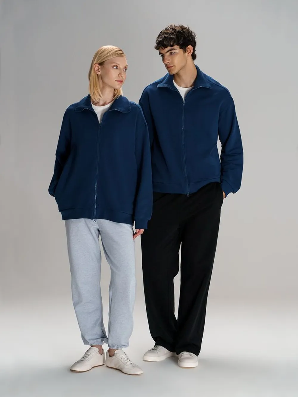 Толстовка унисекс Neofit, темно-синяя заказать онлайн с вашим дизайном на заказ в Москве и области