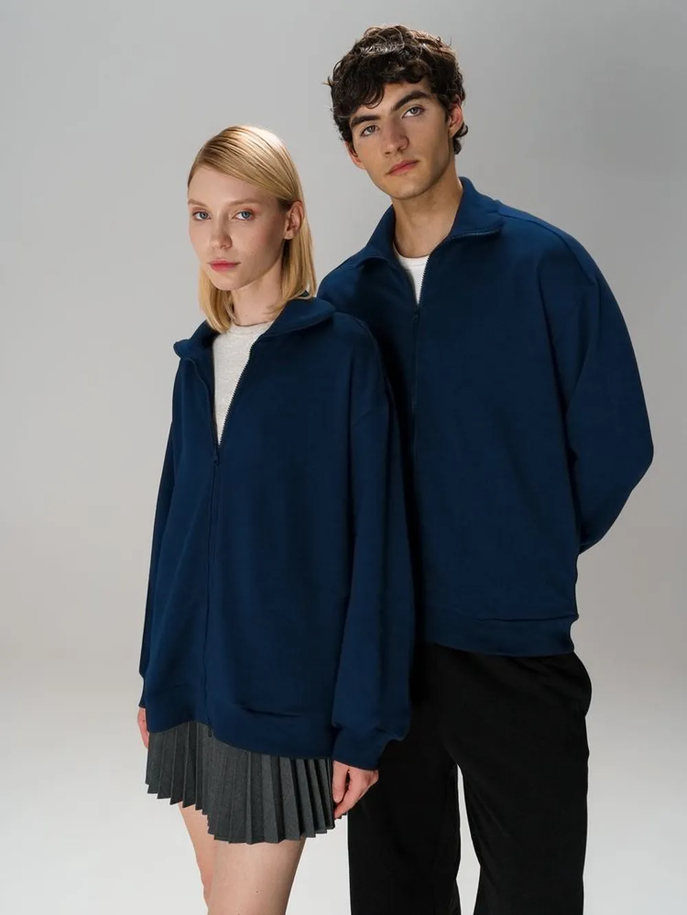 Толстовка унисекс Neofit, темно-синяя заказать онлайн с вашим дизайном на заказ в Москве и области