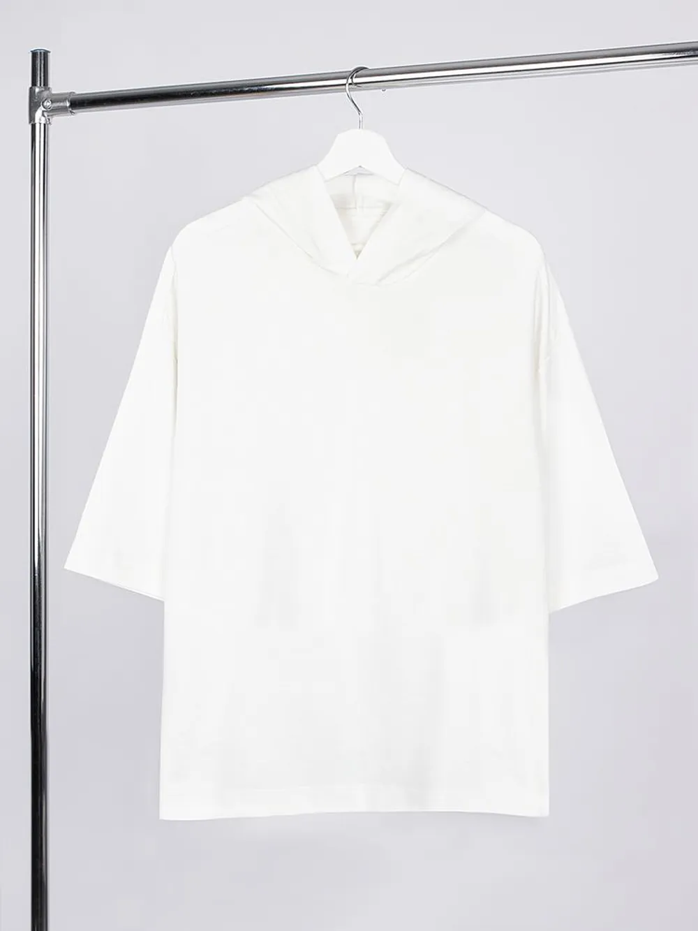 Футболка оверсайз унисекс с капюшоном Neofit, молочно-белая, размер XL/XXL заказать онлайн с вашим дизайном на заказ в Москве и области