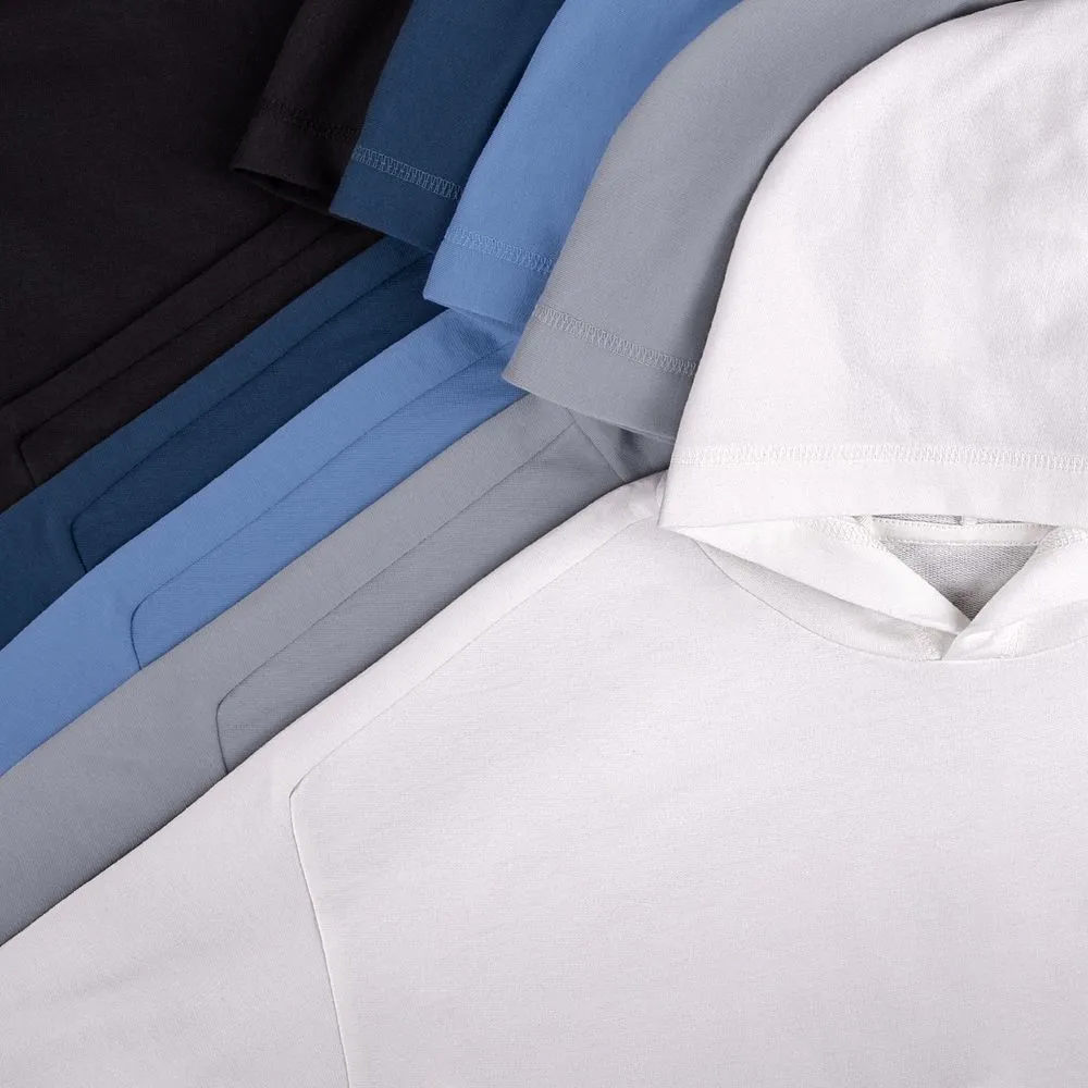 Футболка оверсайз унисекс с капюшоном Neofit, черная заказать онлайн с вашим дизайном на заказ в Москве и области