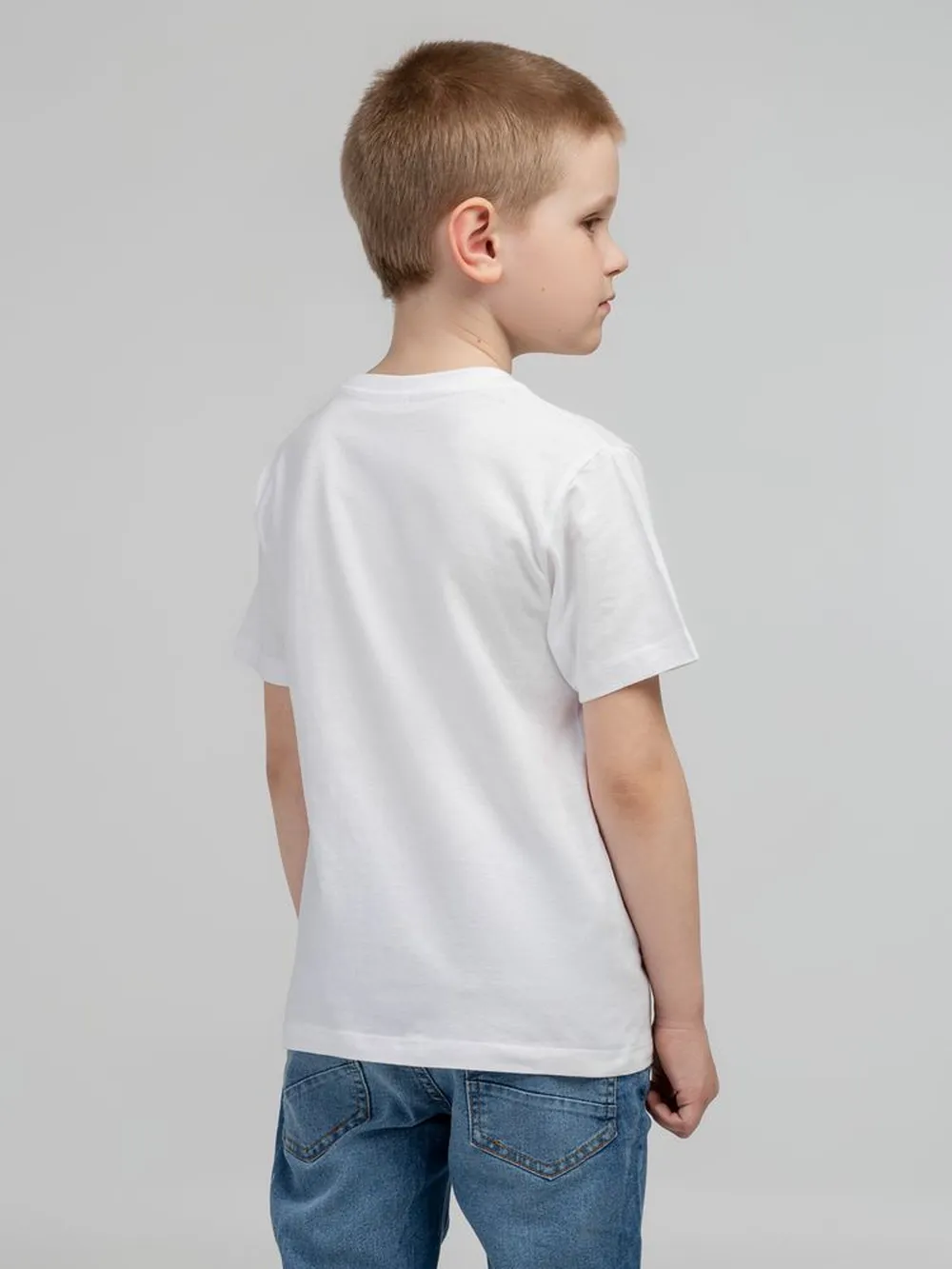Футболка детская Regent Kids 150 белая, на рост 130-140 см (10 лет) заказать онлайн с вашим дизайном на заказ в Москве и области
