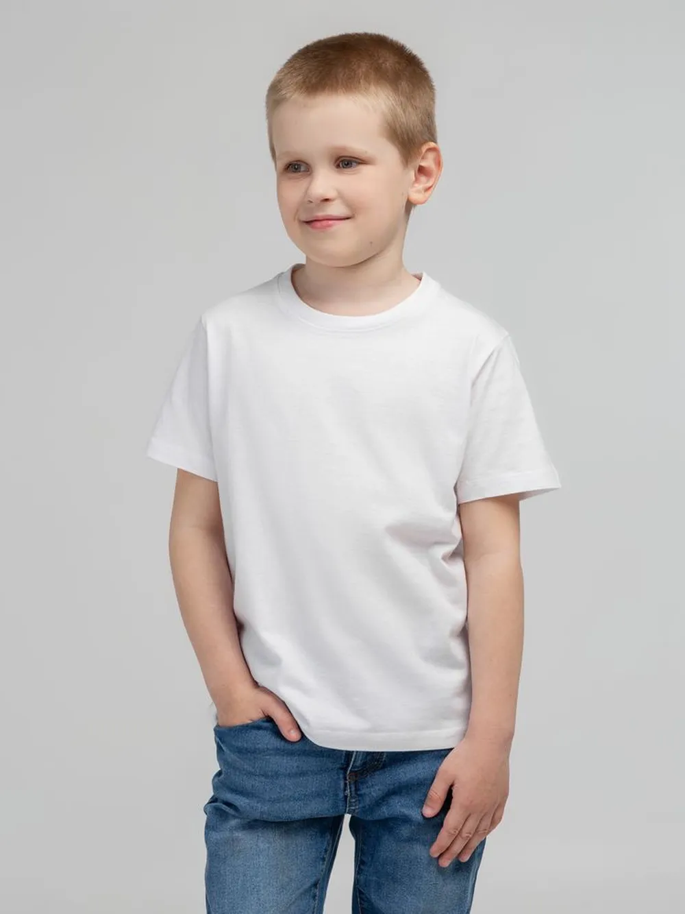 Футболка детская Regent Kids 150 белая, на рост 130-140 см (10 лет) заказать онлайн с вашим дизайном на заказ в Москве и области