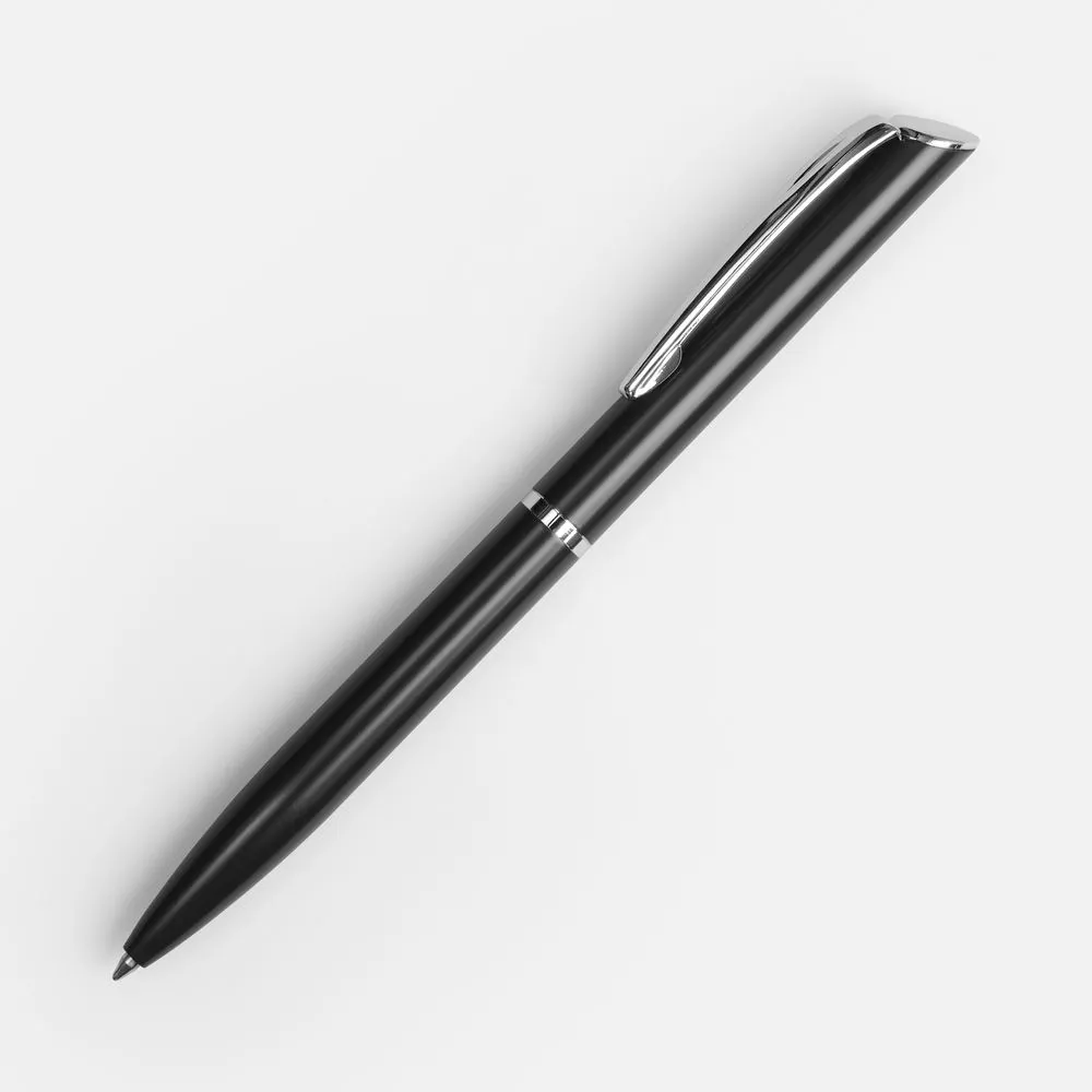 Ручка шариковая Ringa, черная заказать онлайн с вашим дизайном на заказ в Москве и области