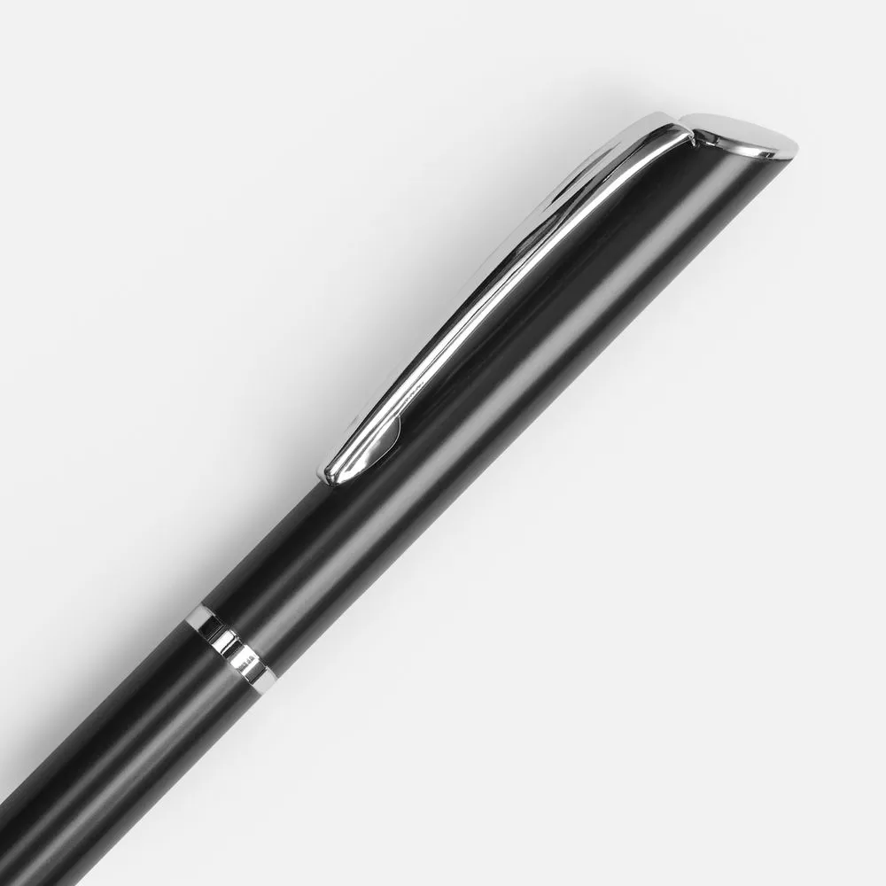 Ручка шариковая Ringa, черная заказать онлайн с вашим дизайном на заказ в Москве и области