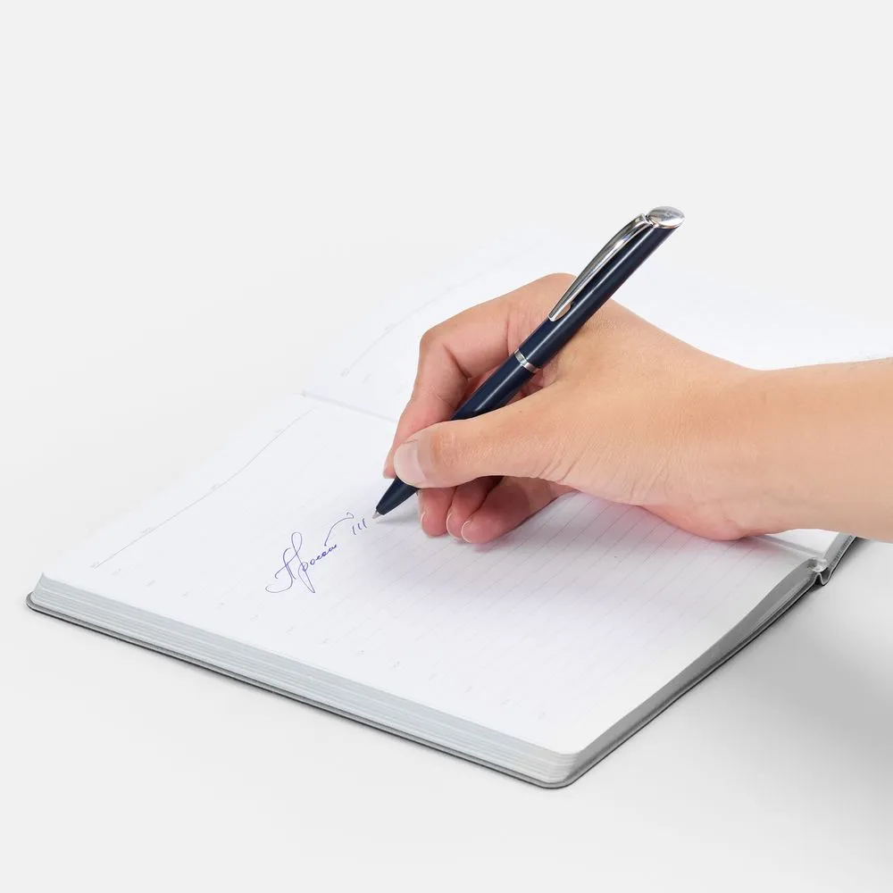 Ручка шариковая Ringa, темно-синяя заказать онлайн с вашим дизайном на заказ в Москве и области