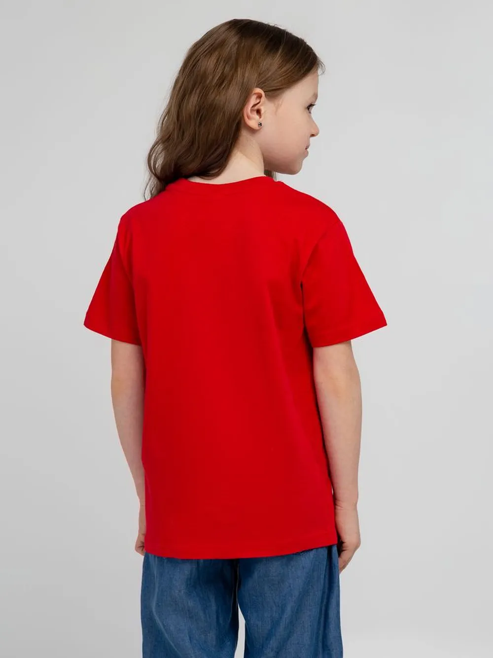 Футболка детская Regent Kids 150 красная, на рост 106-116 см (6 лет) заказать онлайн с вашим дизайном на заказ в Москве и области