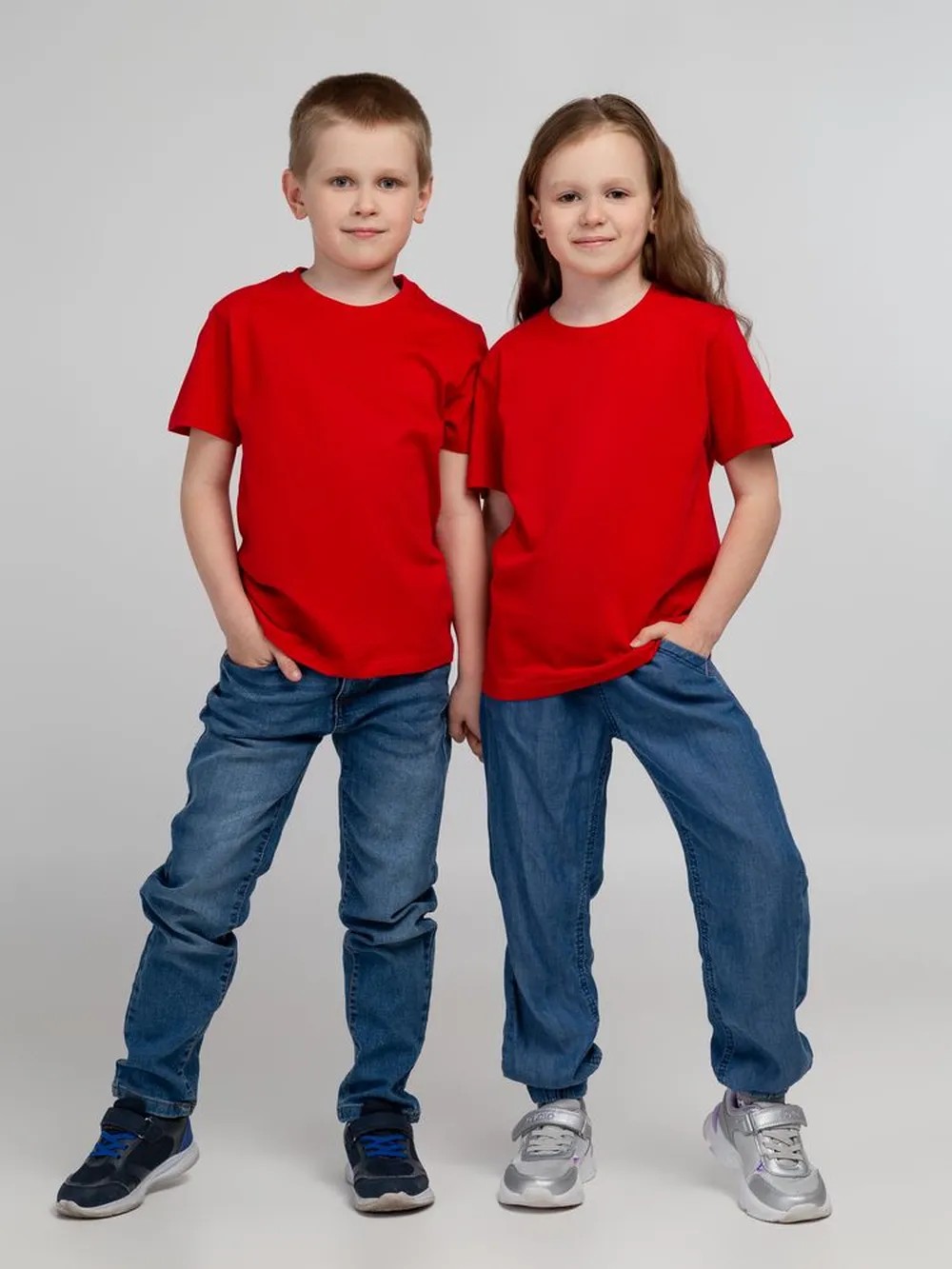 Футболка детская Regent Kids 150 красная, на рост 118-128 см (8 лет) заказать онлайн с вашим дизайном на заказ в Москве и области