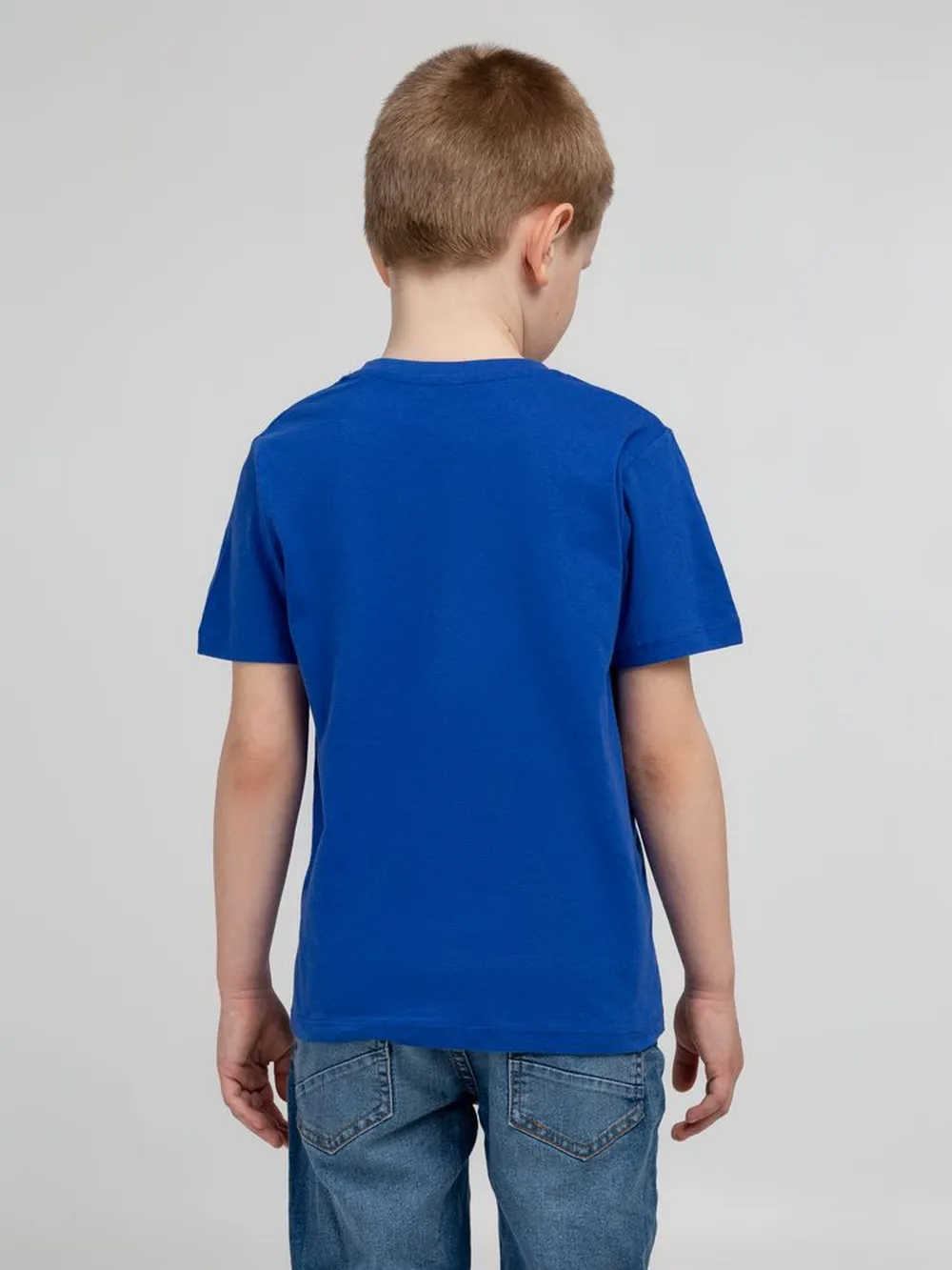 Футболка детская Regent Kids 150 ярко-синяя (royal), на рост 118-128 см (8 лет) заказать онлайн с вашим дизайном на заказ в Москве и области