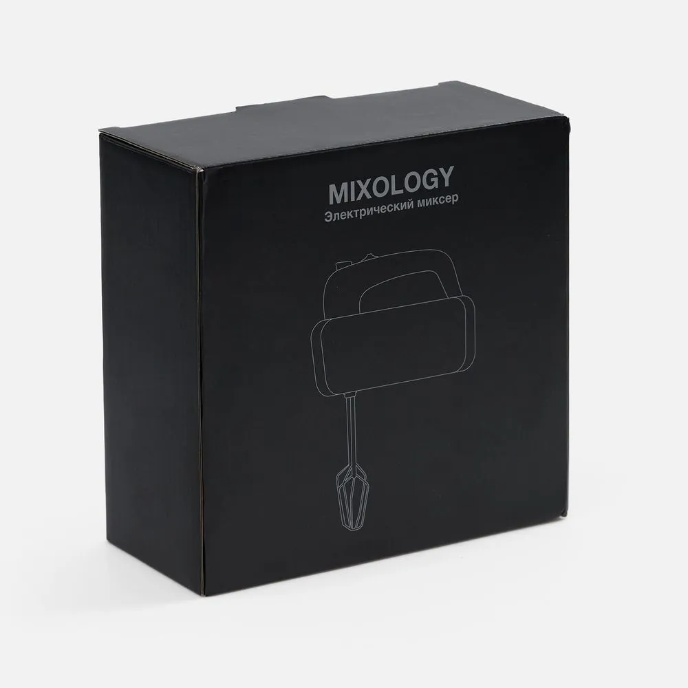 Миксер Mixology, серебристый с черным заказать онлайн с вашим дизайном на заказ в Москве и области