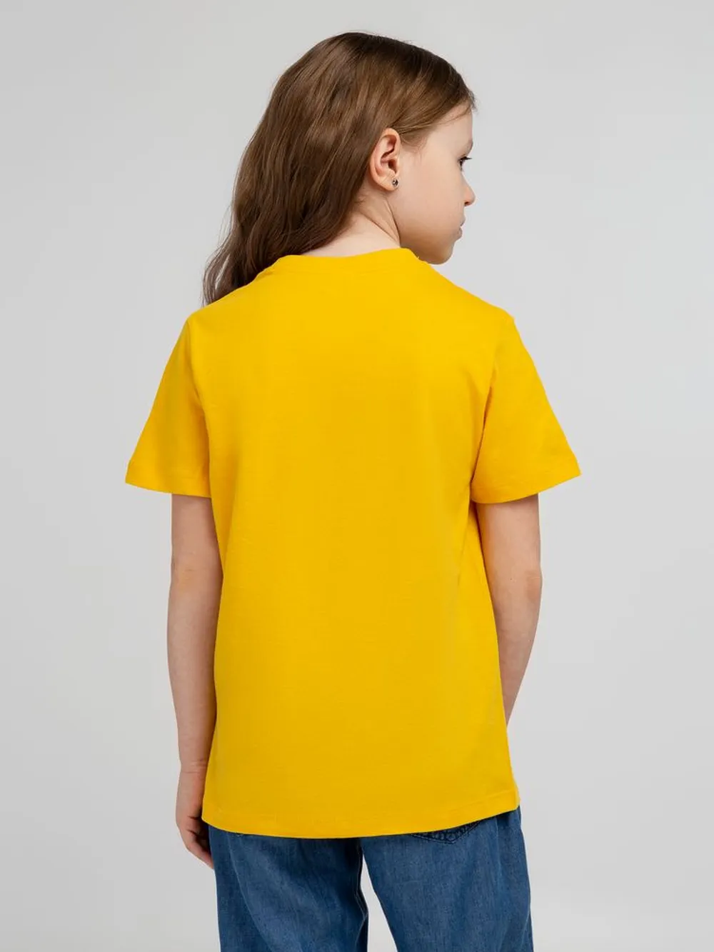 Футболка детская Regent Kids 150 желтая, на рост 118-128 см (8 лет) заказать онлайн с вашим дизайном на заказ в Москве и области