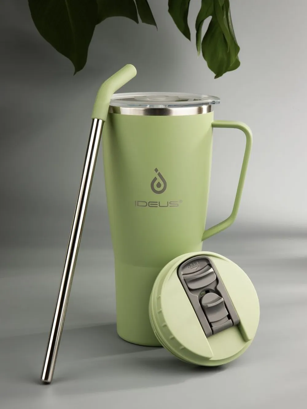 Термостакан Kasumigaoka, зеленый заказать онлайн с вашим дизайном на заказ в Москве и области