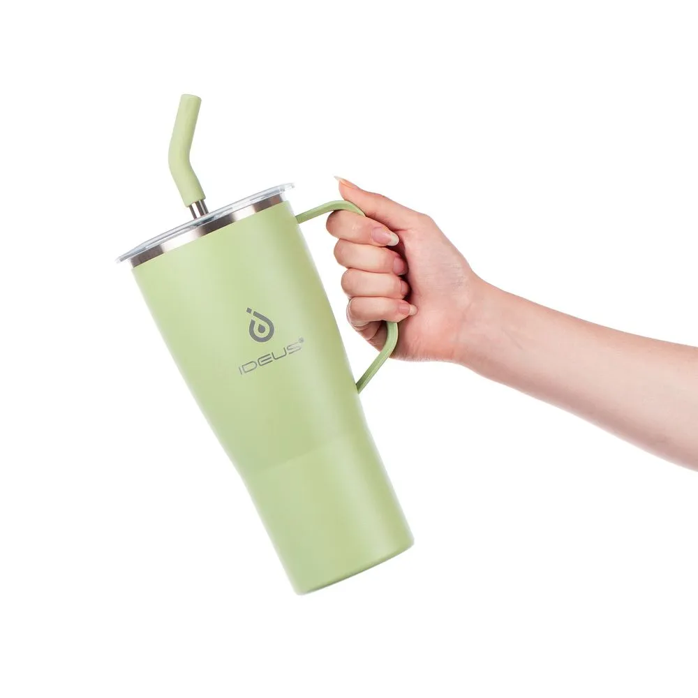 Термостакан Kasumigaoka, зеленый заказать онлайн с вашим дизайном на заказ в Москве и области