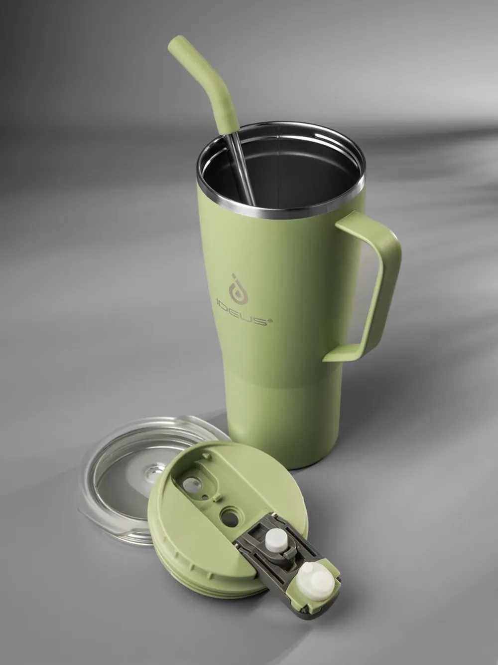 Термостакан Kasumigaoka, зеленый заказать онлайн с вашим дизайном на заказ в Москве и области