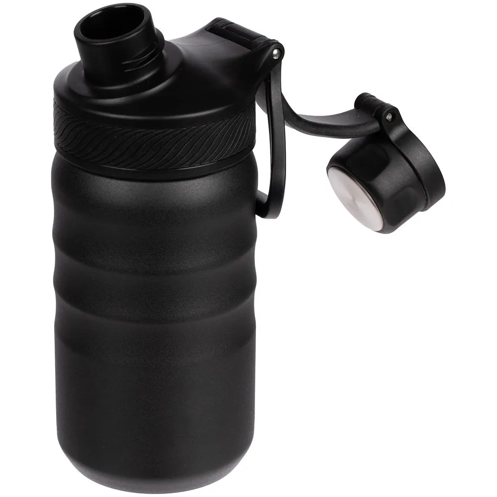 Термобутылка Fujisan 2.0 без логотипа, черная заказать онлайн с вашим дизайном на заказ в Москве и области